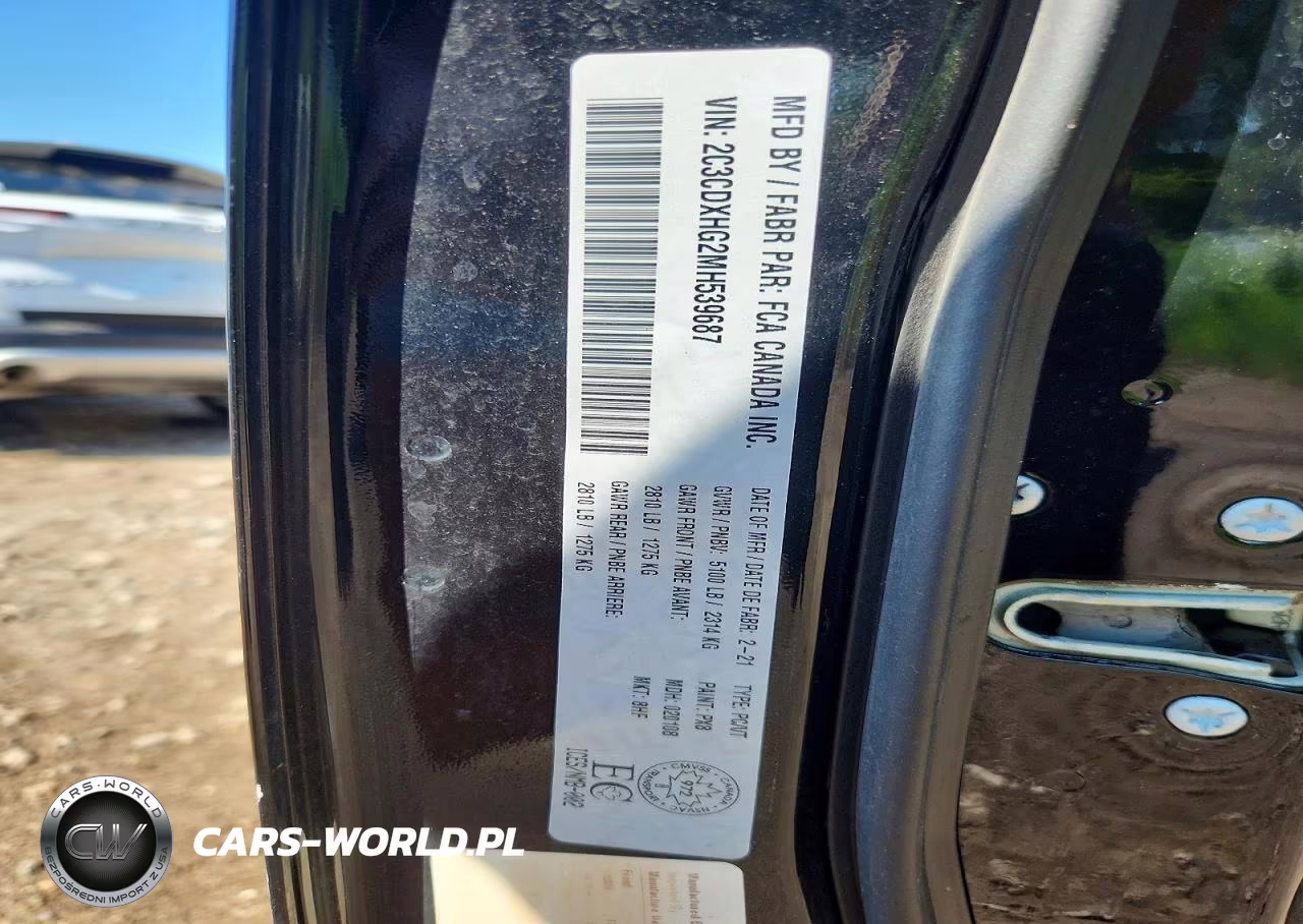 2021 Dodge Charger Gt VIN:2C3CDXHG2MH539687 - 12