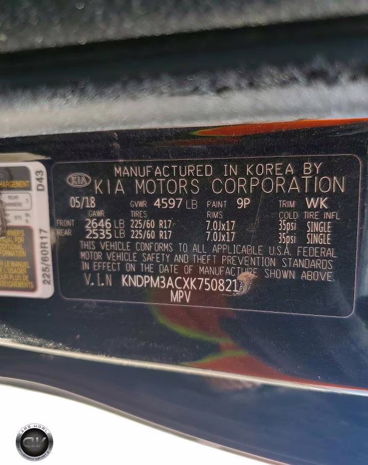 2019 Kia Sportage Lx VIN:KNDPM3ACXK7508211 - 12