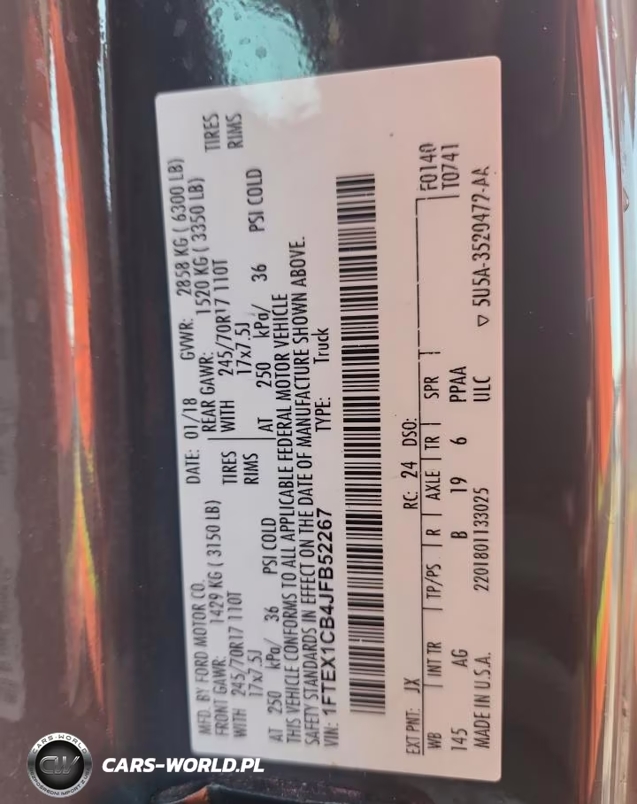 2018 Ford F150 Super Cab VIN:1FTEX1CB4JFB52267 - 13