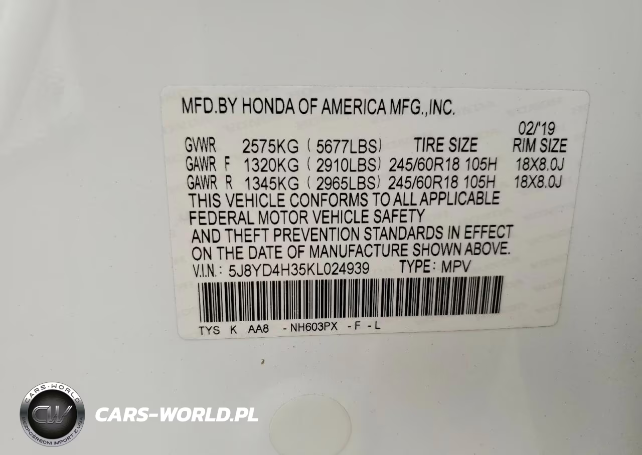 2019 Acura Mdx VIN:5J8YD4H35KL024939 - 13