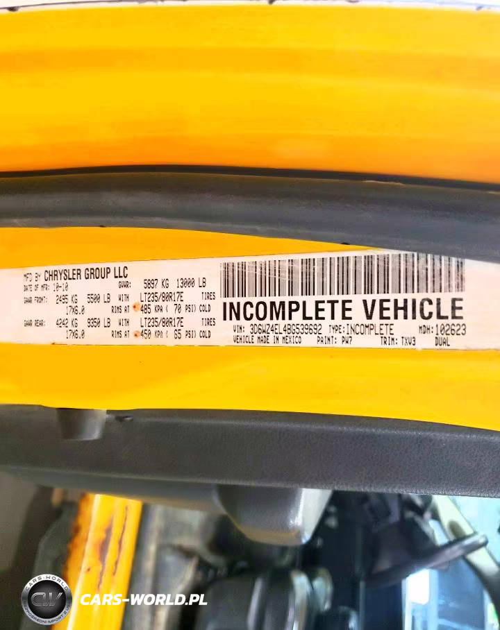 2011 Dodge Ram 3500 St VIN:3D6WZ4EL4BG539692 - 12
