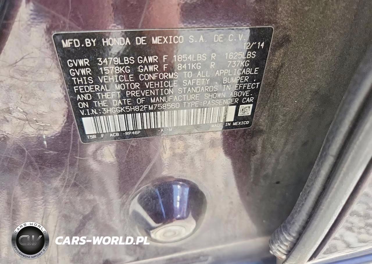 2015 Honda Fit Ex VIN:3HGGK5H82FM758560 - 12