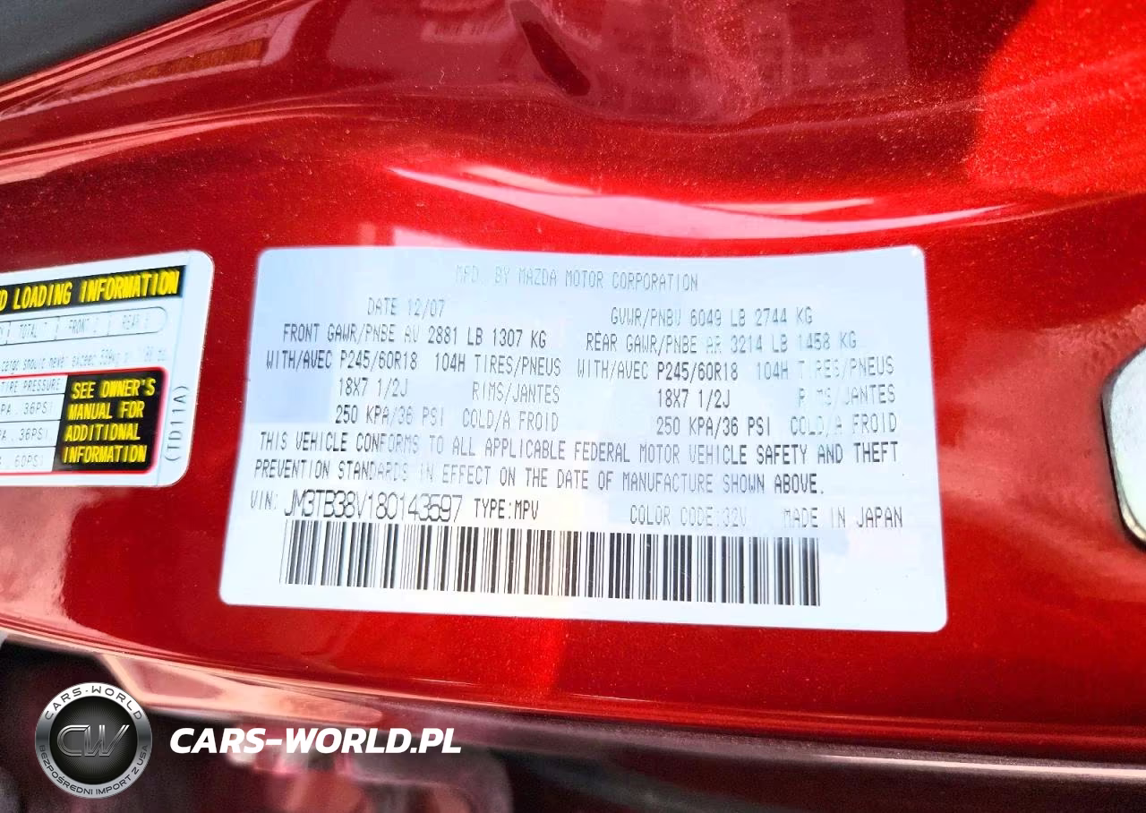 2008 Mazda Cx-9 VIN:JM3TB38V180143597 - 13