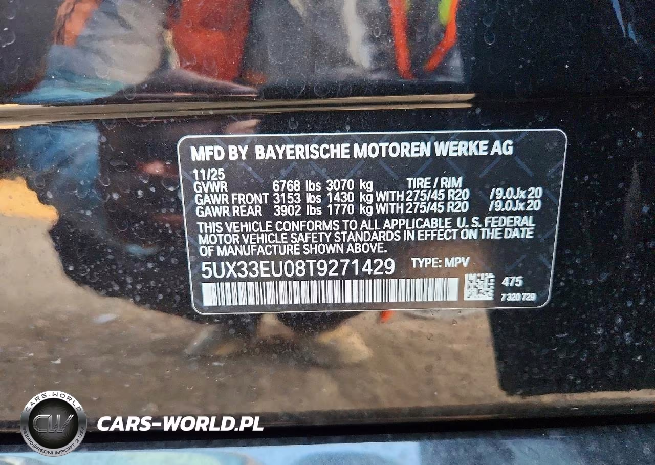 2026 BMW X5 M60I VIN:5UX33EU08T9271429 - 14