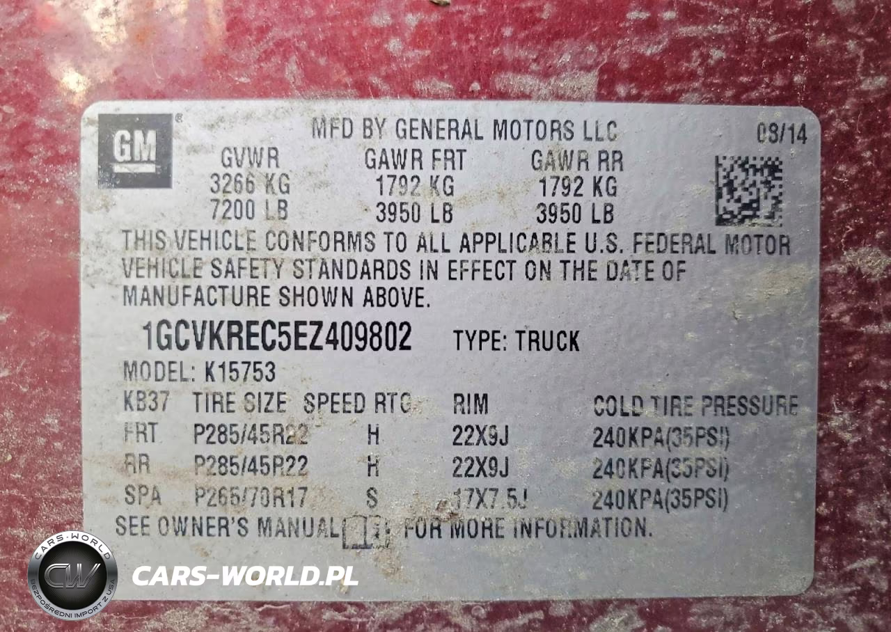2014 Chevrolet Silverado K1500 Lt VIN:1GCVKREC5EZ409802 - 12