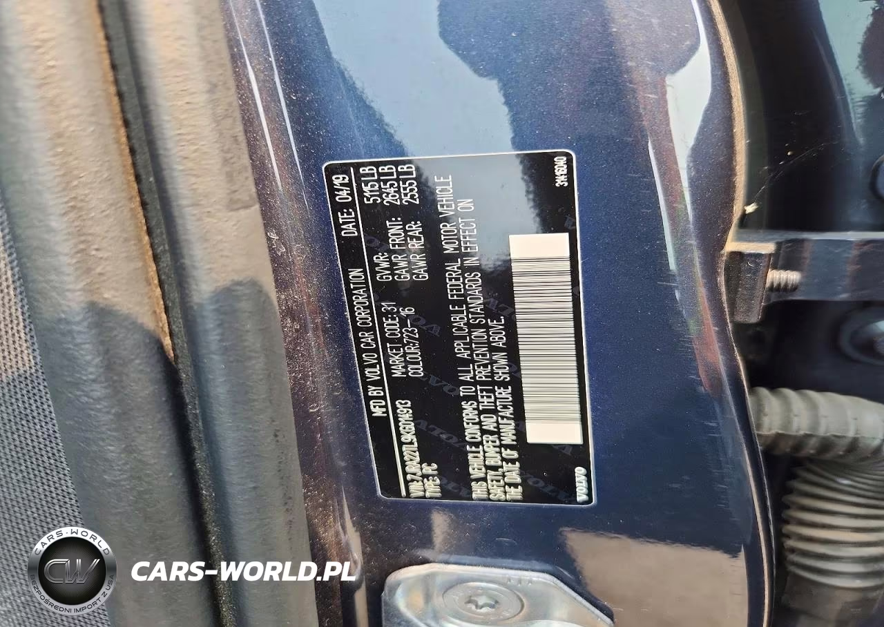 2019 Volvo S60 T6 Inscription VIN:7JRA22TL9KG014913 - 12