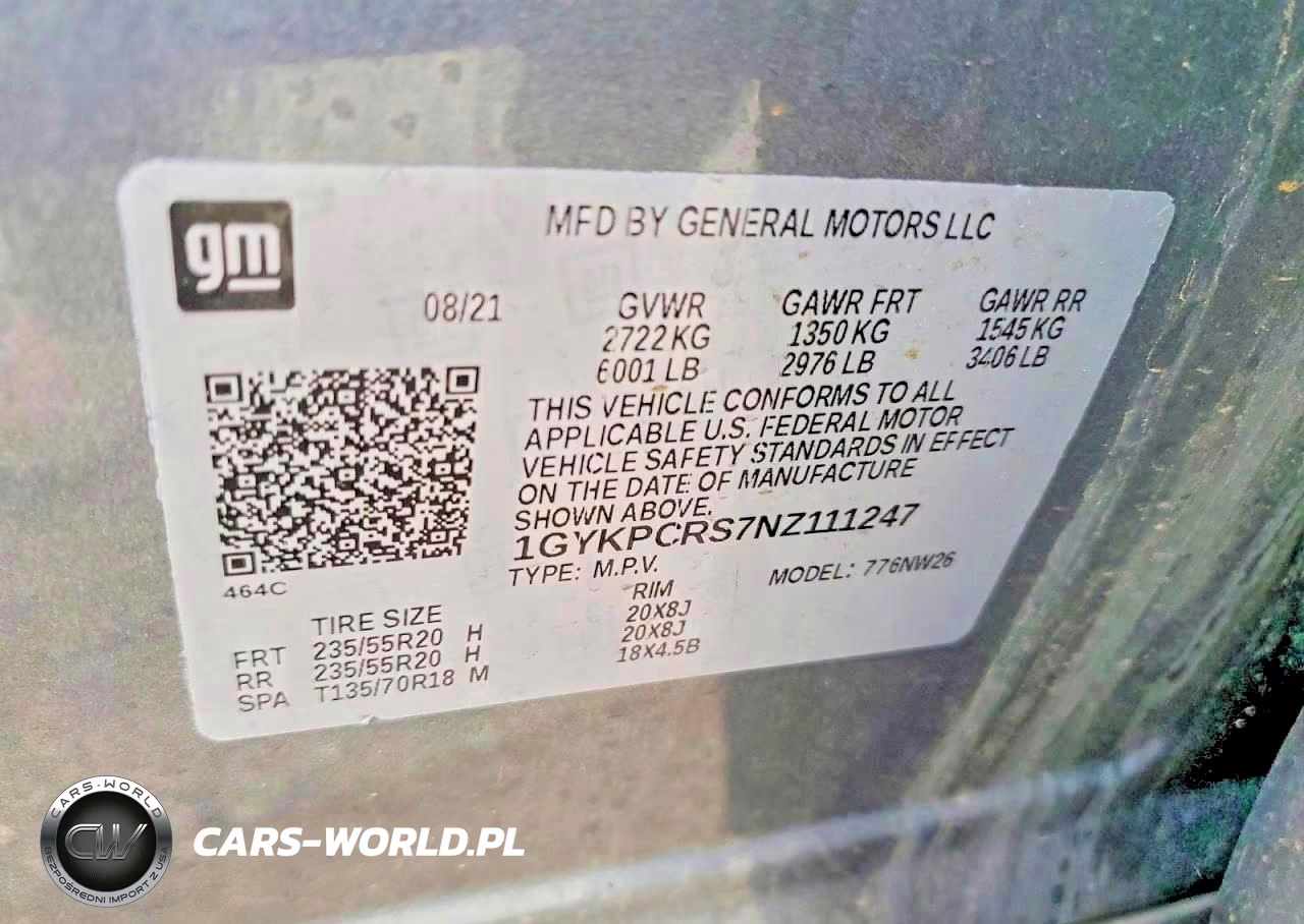 2022 Cadillac Xt6 Premium Luxury VIN:1GYKPCRS7NZ111247 - 13