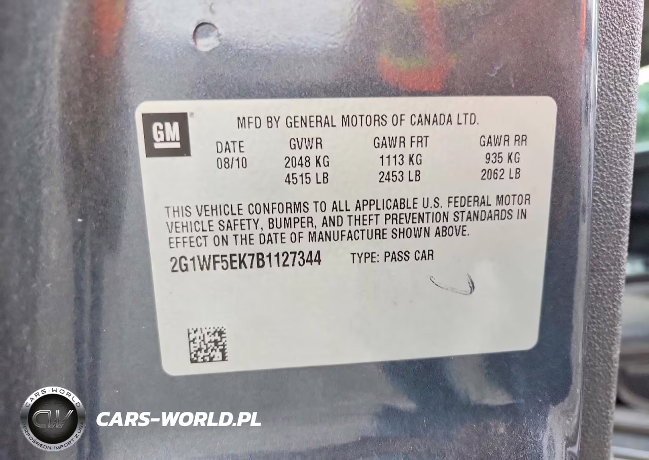 2011 Chevrolet Impala Ls VIN:2G1WF5EK7B1127344 - 12