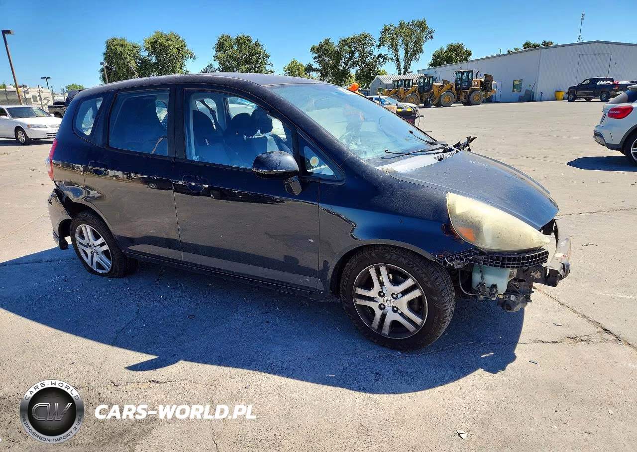 2007 Honda Fit S VIN:JHMGD386X7S017236 - 4