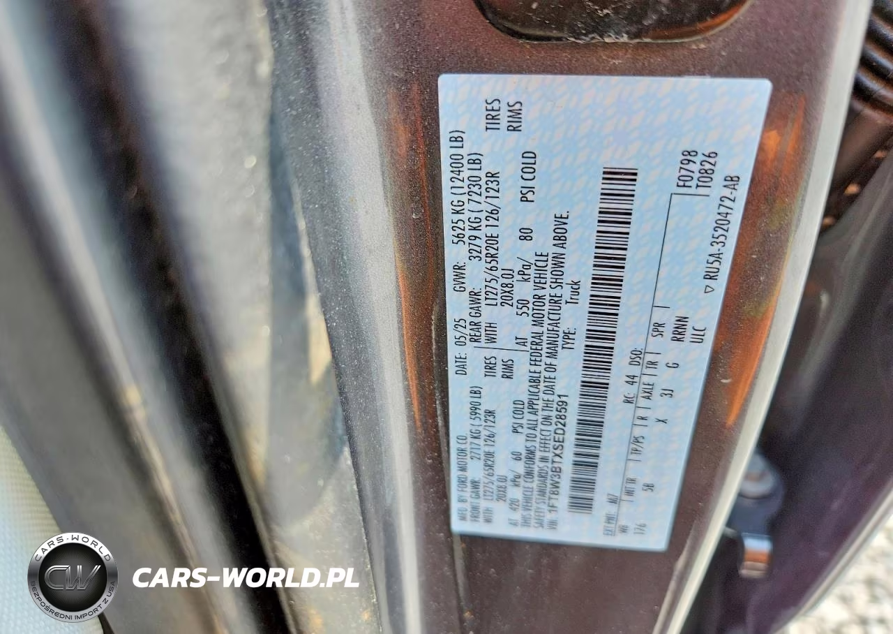 2025 Ford F350 Super Duty VIN:1FT8W3BTXSED28591 - 12