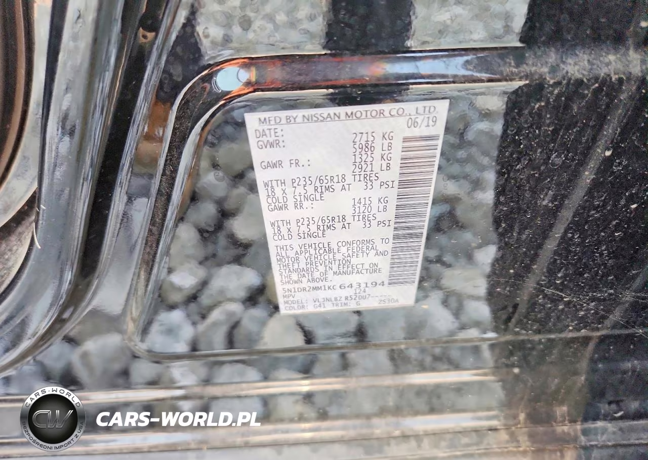 2019 Nissan Pathfinder S VIN:5N1DR2MM1KC643194 - 13