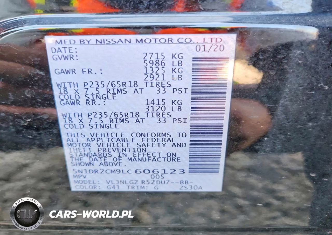 2020 Nissan Pathfinder Sl VIN:5N1DR2CM9LC606123 - 12