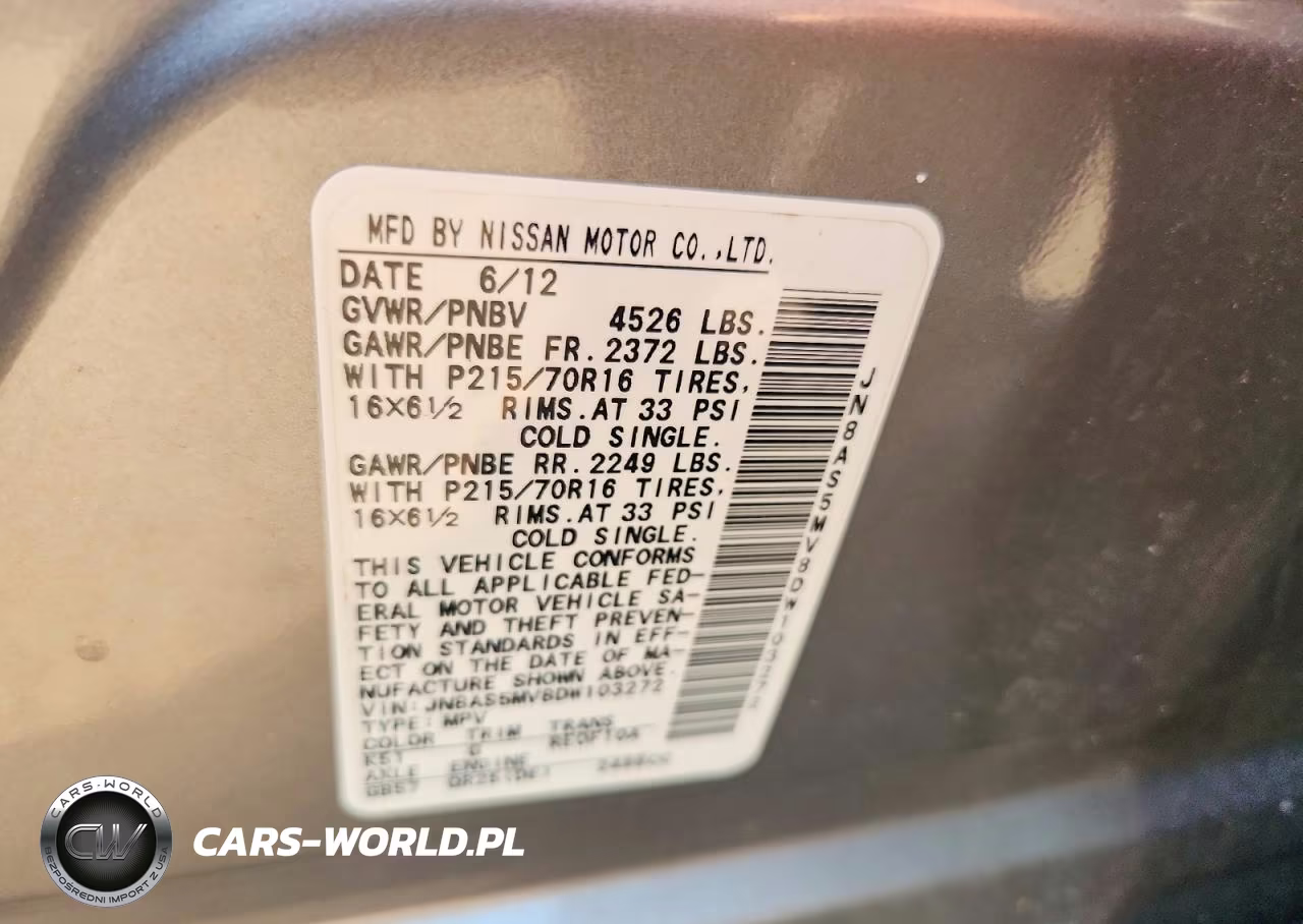 2013 Nissan Rogue S VIN:JN8AS5MV8DW103272 - 12