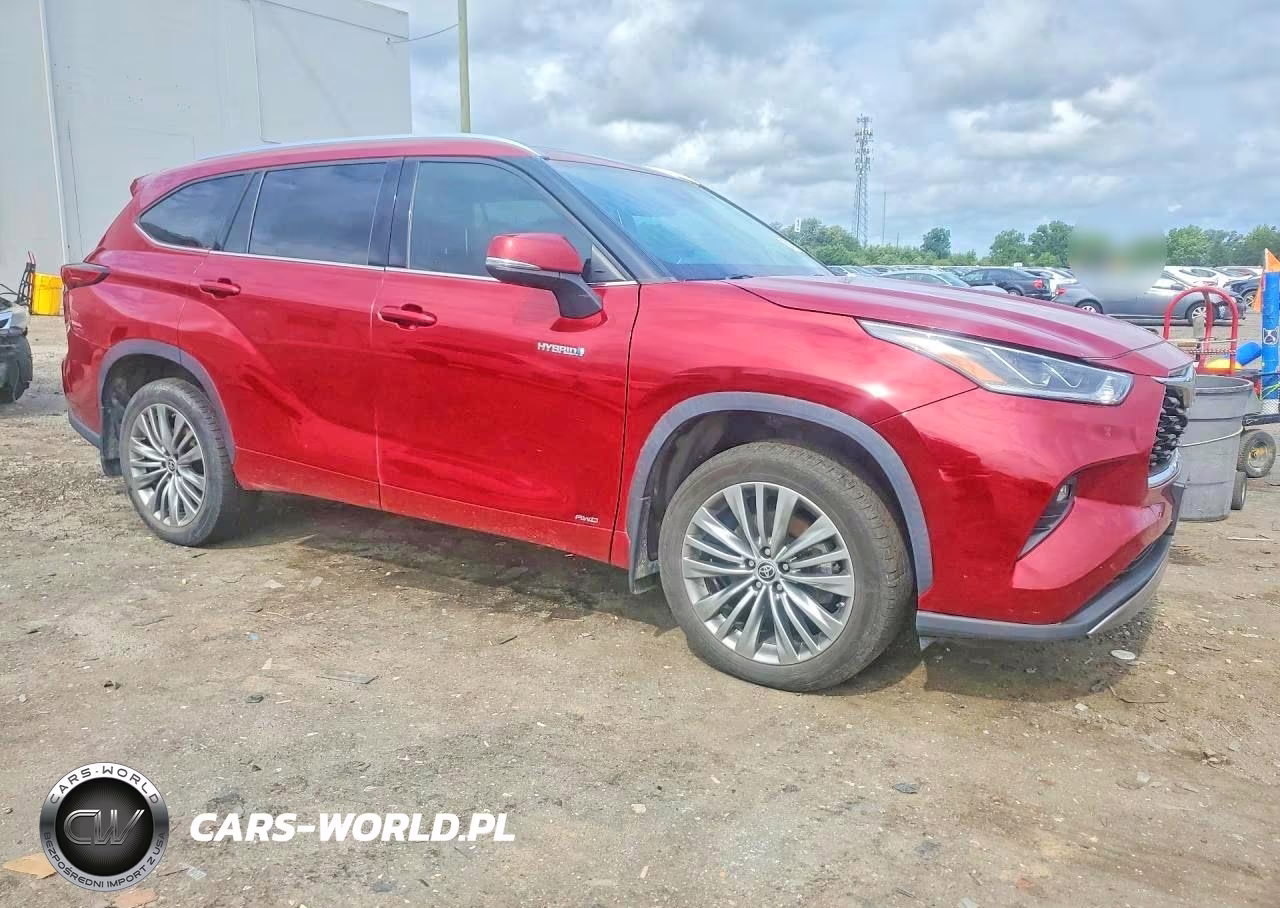 2021 Toyota Highlander Hybrid Platinum VIN:5TDEBRCH8MS068328 - 4