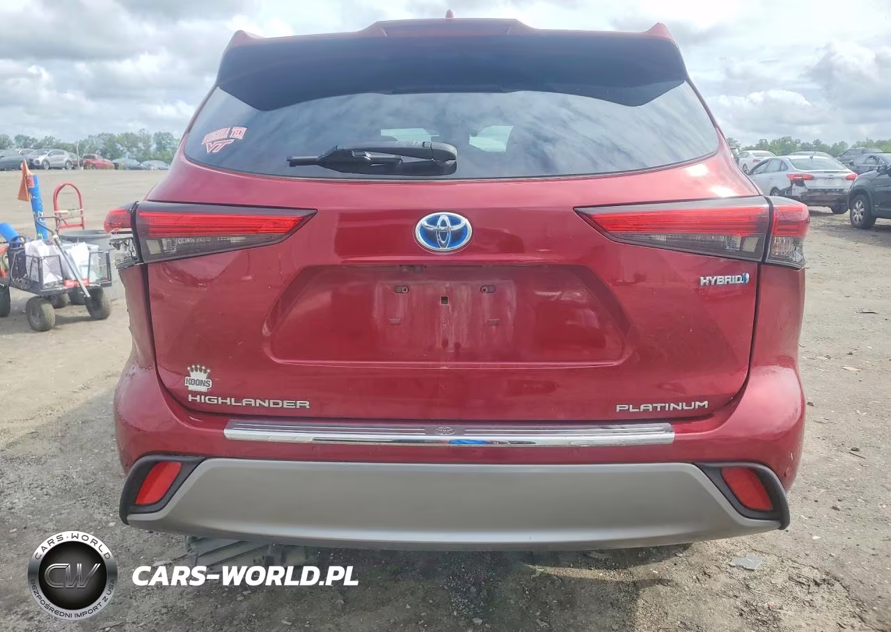 2021 Toyota Highlander Hybrid Platinum VIN:5TDEBRCH8MS068328 - 6