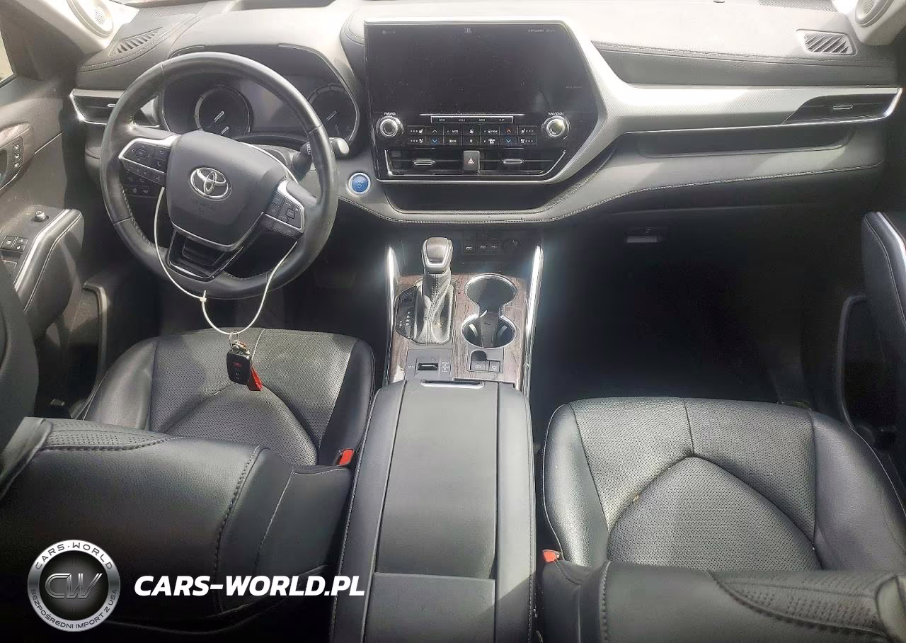 2021 Toyota Highlander Hybrid Platinum VIN:5TDEBRCH8MS068328 - 8