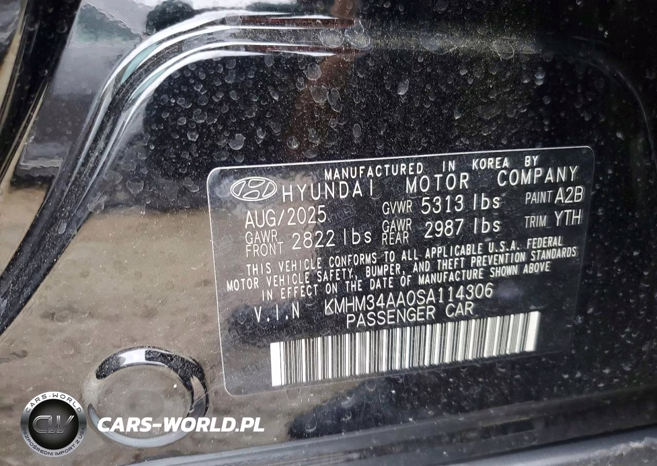 2025 Hyundai Ioniq 6 Sel VIN:KMHM34AA0SA114306 - 13