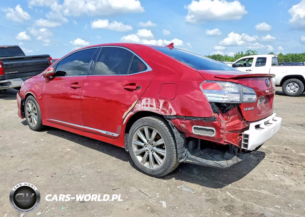 2010 Lexus Hs 250H VIN:JTHBB1BA7A2035251 - 2