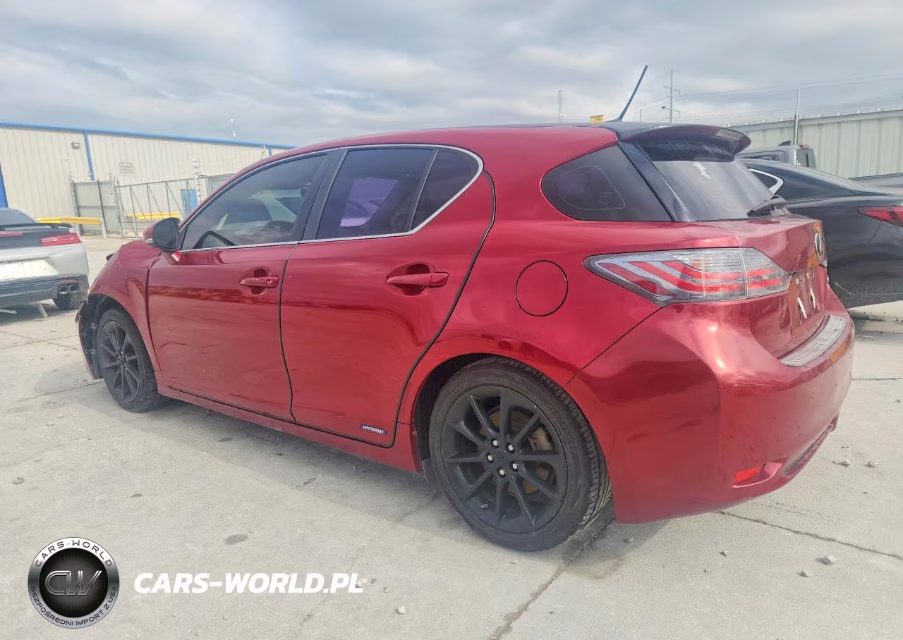 2012 Lexus Ct 200 VIN:JTHKD5BHXC2100384 - 2