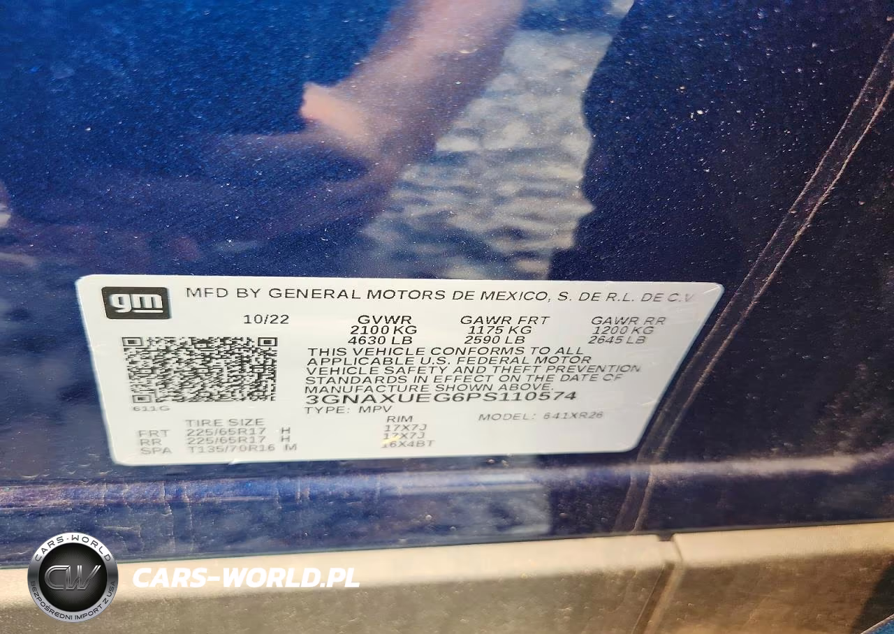 2023 Chevrolet Equinox Lt VIN:3GNAXUEG6PS110574 - 14