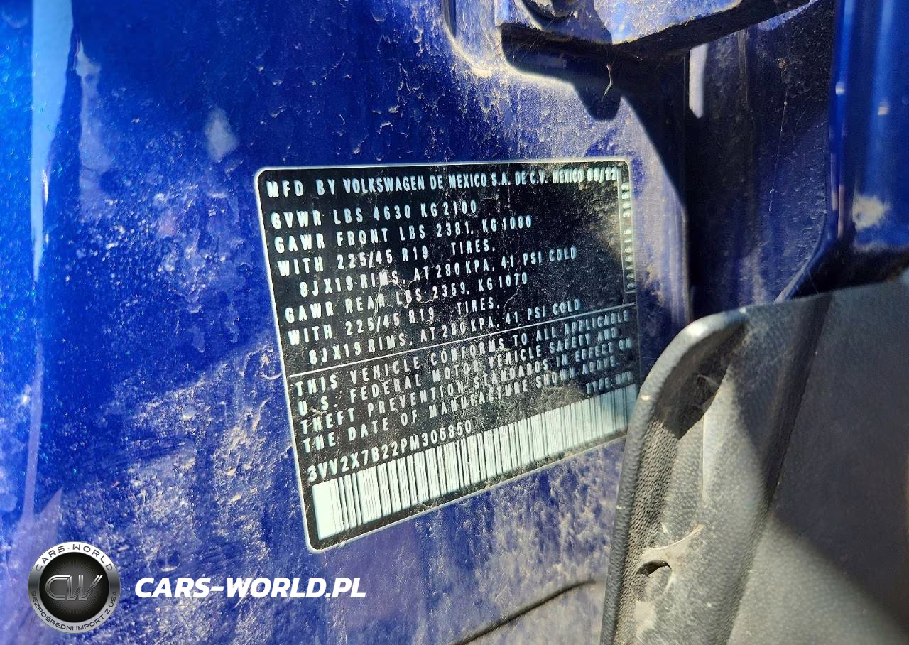 2023 Volkswagen Taos Sel VIN:3VV2X7B22PM306850 - 14