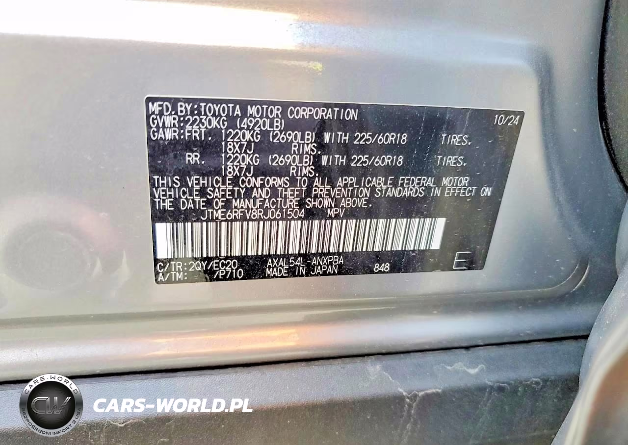 2024 Toyota Rav4 Hybrid Xse VIN:JTME6RFV8RJ061504 - 13