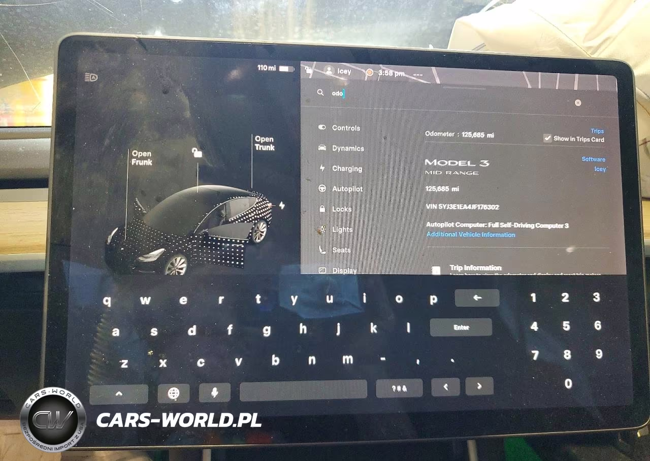 2018 Tesla Model 3 VIN:5YJ3E1EA4JF176302 - 9