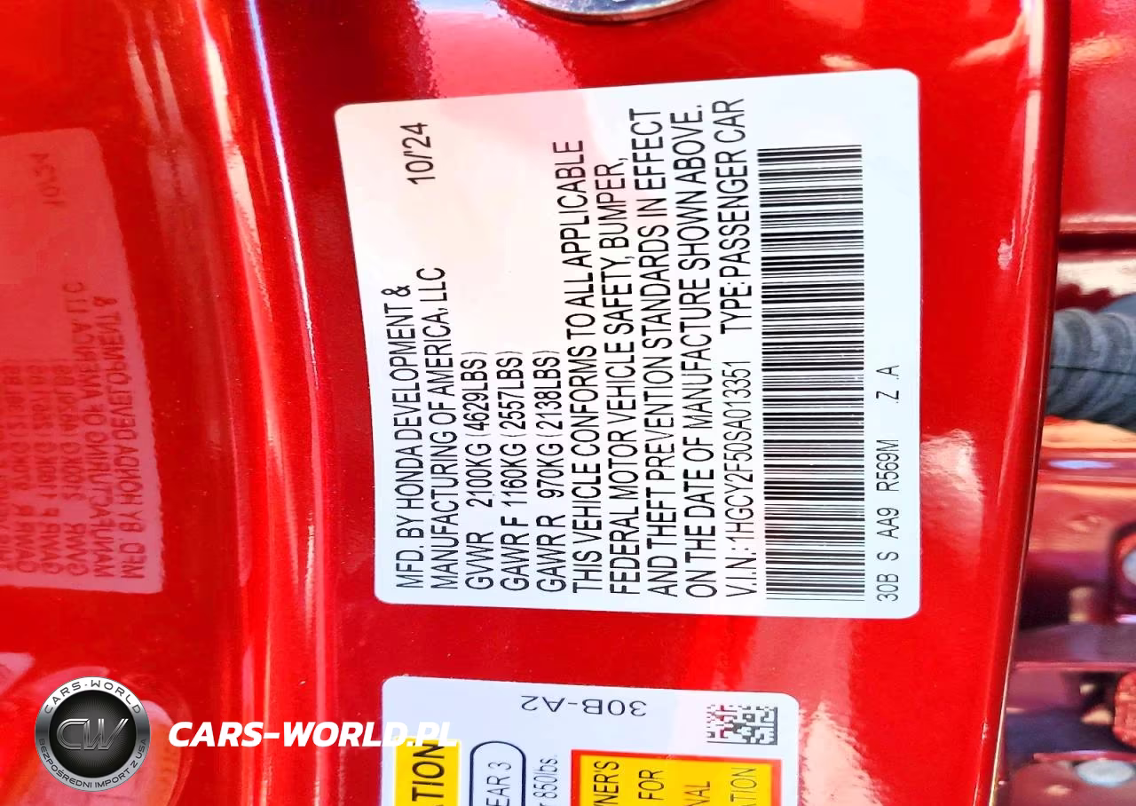 2025 Honda Accord Hybrid Sport VIN:1HGCY2F50SA013351 - 12