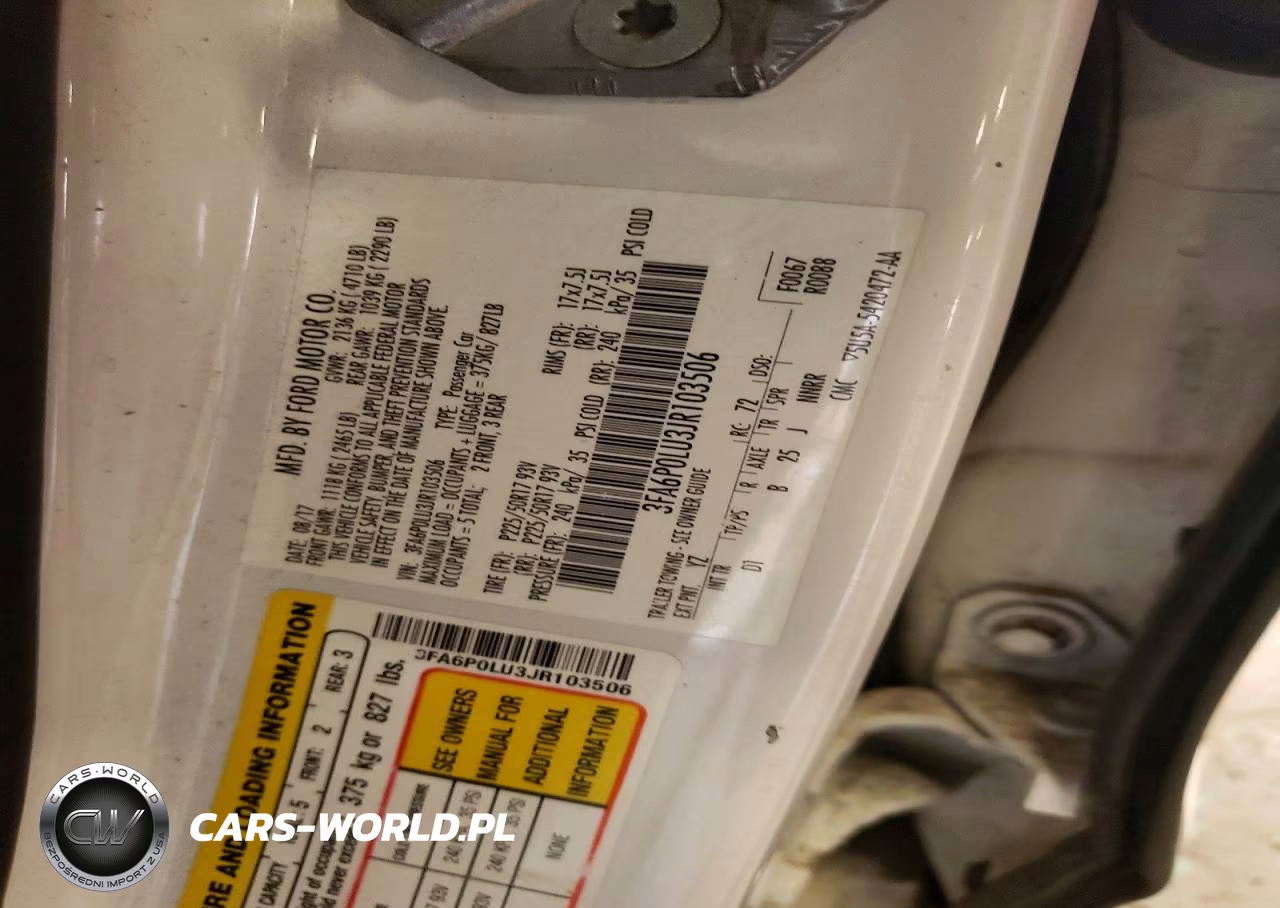 2018 Ford Fusion Se Hybrid VIN:3FA6P0LU3JR103506 - 12