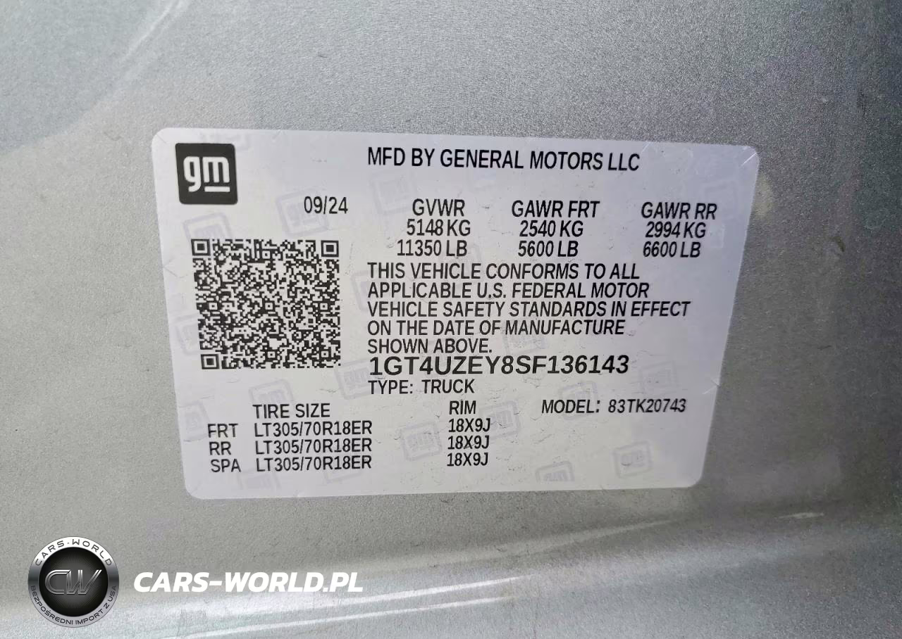 2025 GMC Sierra K2500 At4X VIN:1GT4UZEY8SF136143 - 12
