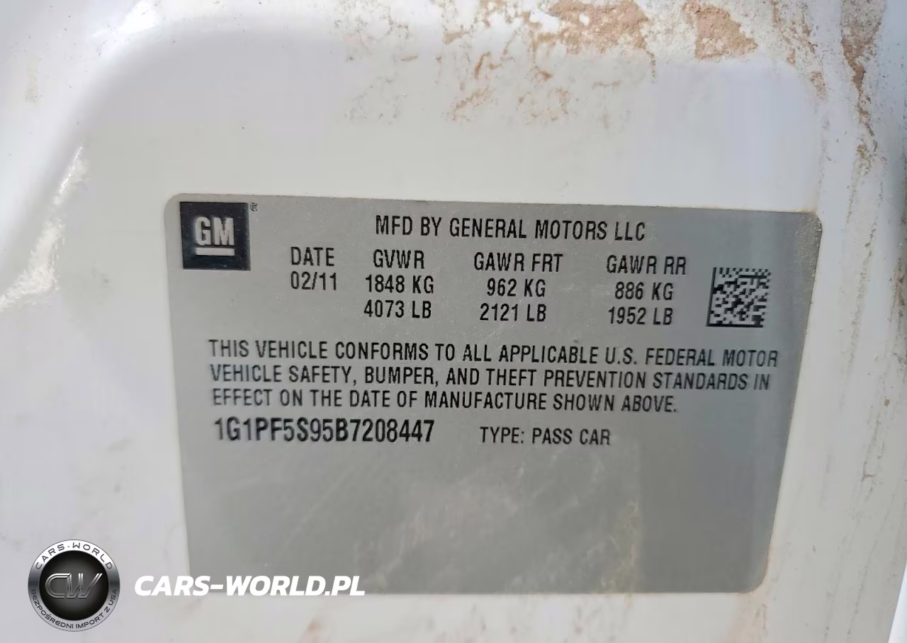 2011 Chevrolet Cruze Lt VIN:1G1PF5S95B7208447 - 12