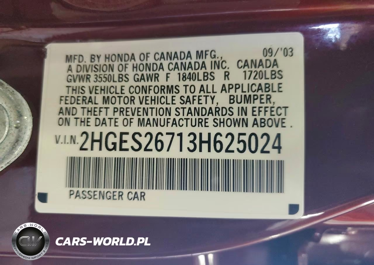 2003 Honda Civic Ex VIN:2HGES26713H625024 - 12