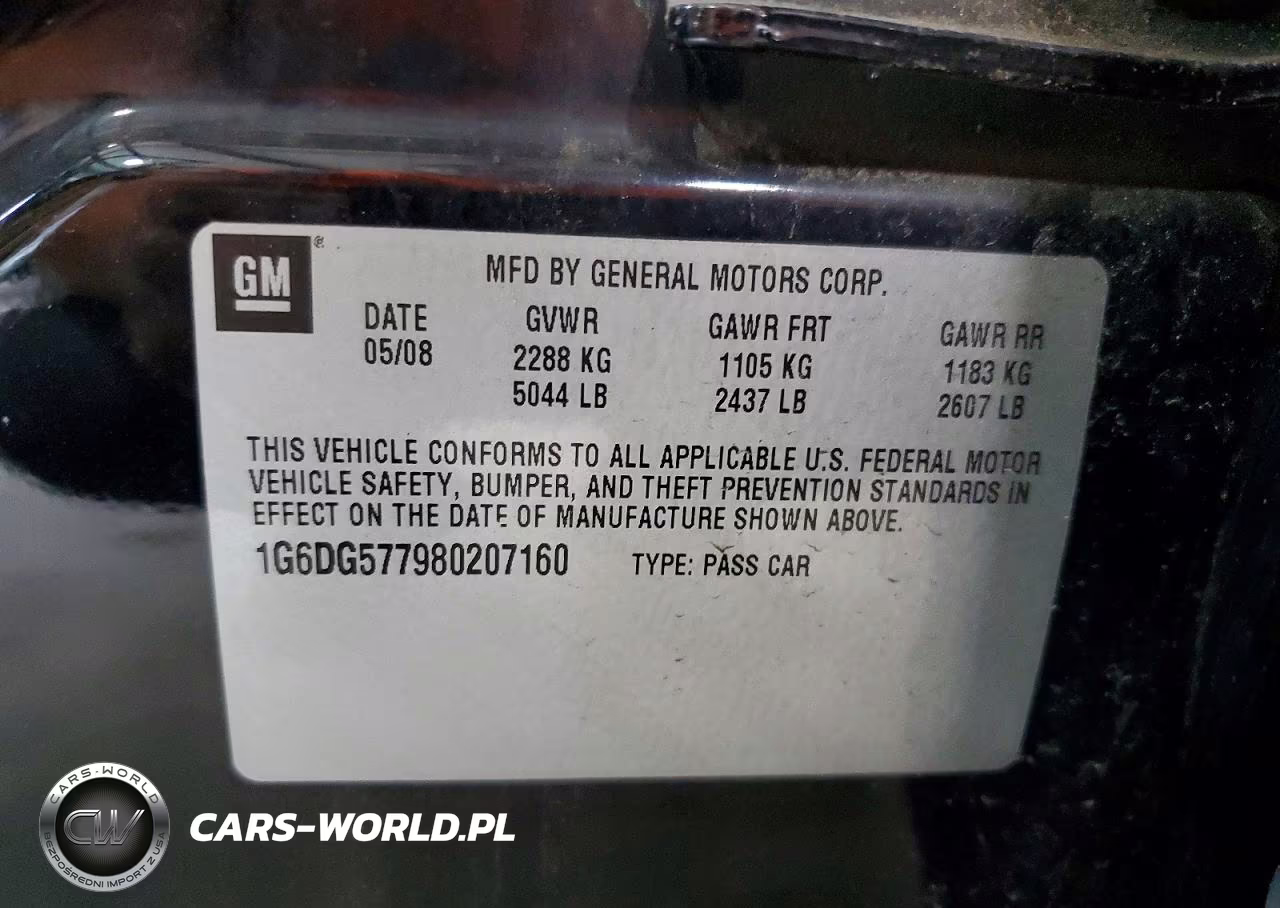 2008 Cadillac Cts VIN:1G6DG577980207160 - 12