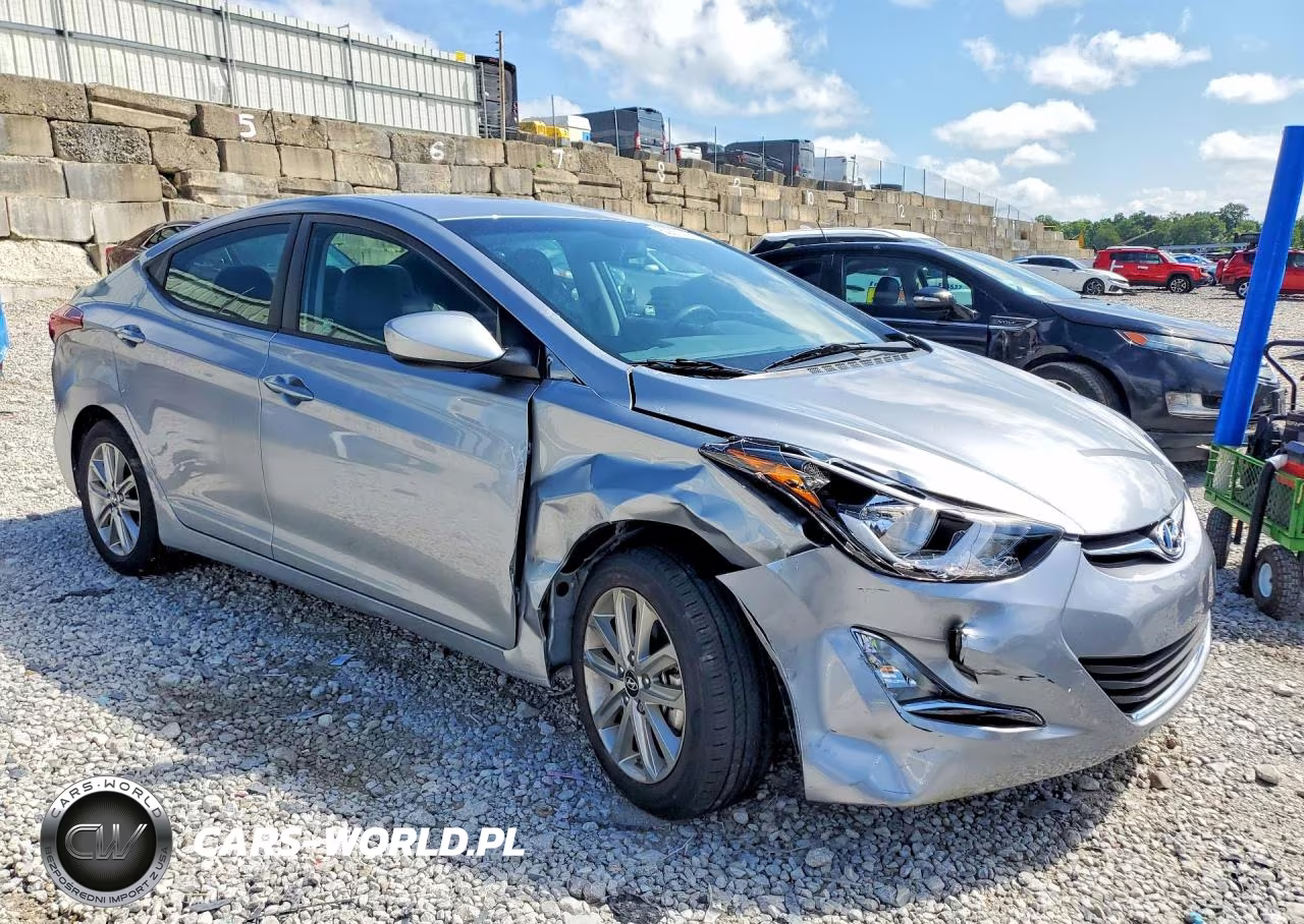 2015 Hyundai Elantra Se VIN:5NPDH4AE3FH574504 - 4