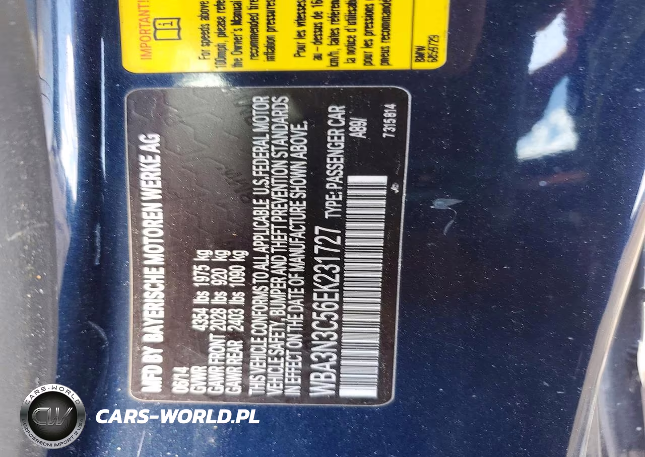 2014 BMW 428 I VIN:WBA3N3C56EK231727 - 12