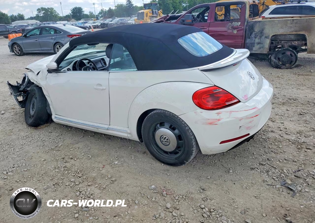 2013 Volkswagen Beetle VIN:3VW5X7AT2DM816839 - 2