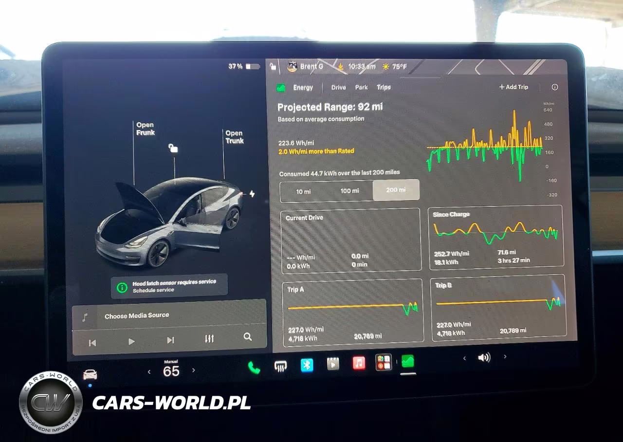 2022 Tesla Model 3 VIN:5YJ3E1EA0NF155176 - 9