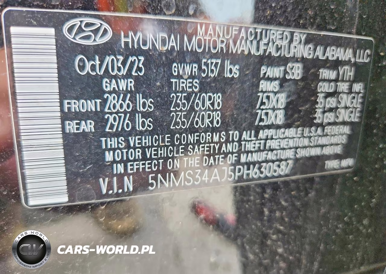 2023 Hyundai Santa Fe Sel Premium VIN:5NMS34AJ5PH630587 - 14