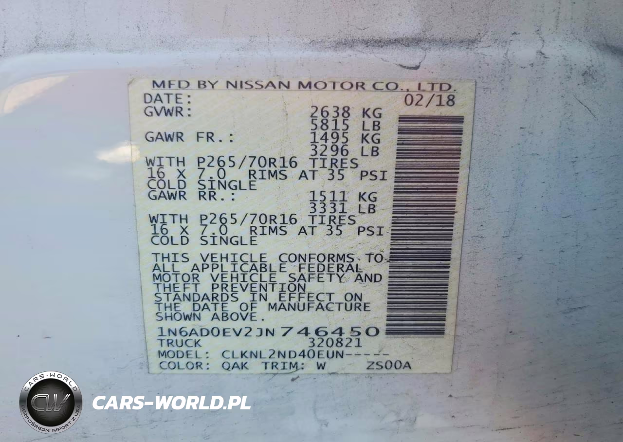 2018 Nissan Frontier Sv VIN:1N6AD0EV2JN746450 - 12