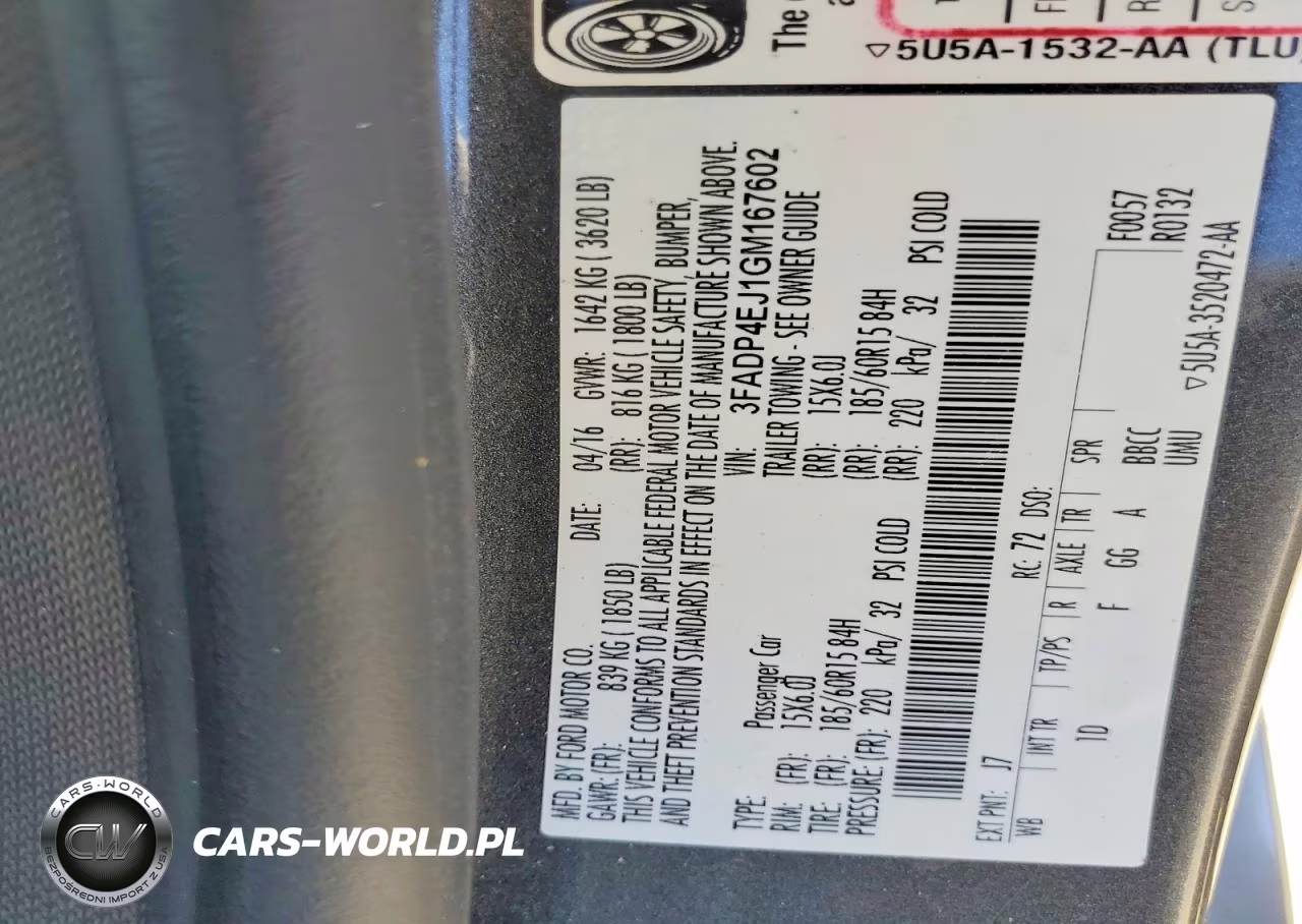 2016 Ford Fiesta Se VIN:3FADP4EJ1GM167602 - 12