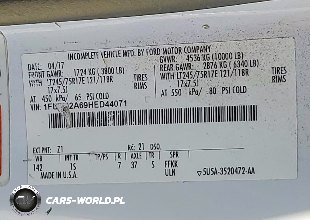 2017 Ford F250 Super Duty VIN:1FDBF2A69HED44071 - 13