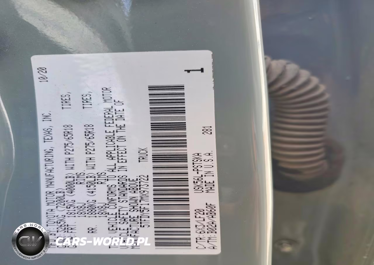 2021 Toyota Tundra Trd Pro VIN:5TFDY5F17MX973722 - 12