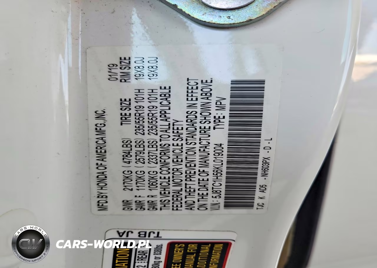 2019 Acura Rdx Technology VIN:5J8TC1H56KL019004 - 14