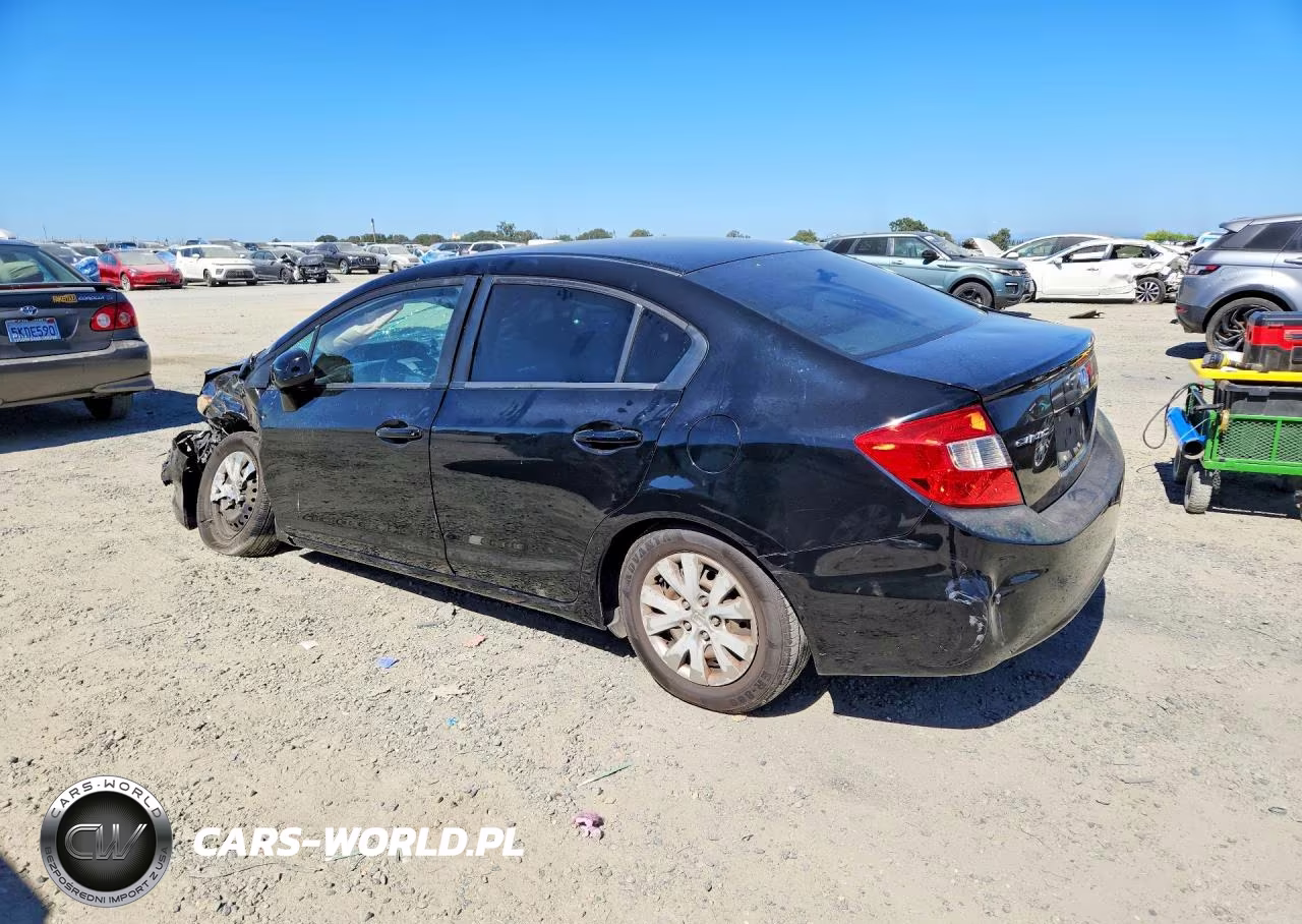 2012 Honda Civic Lx VIN:19XFB2F52CE343374 - 2