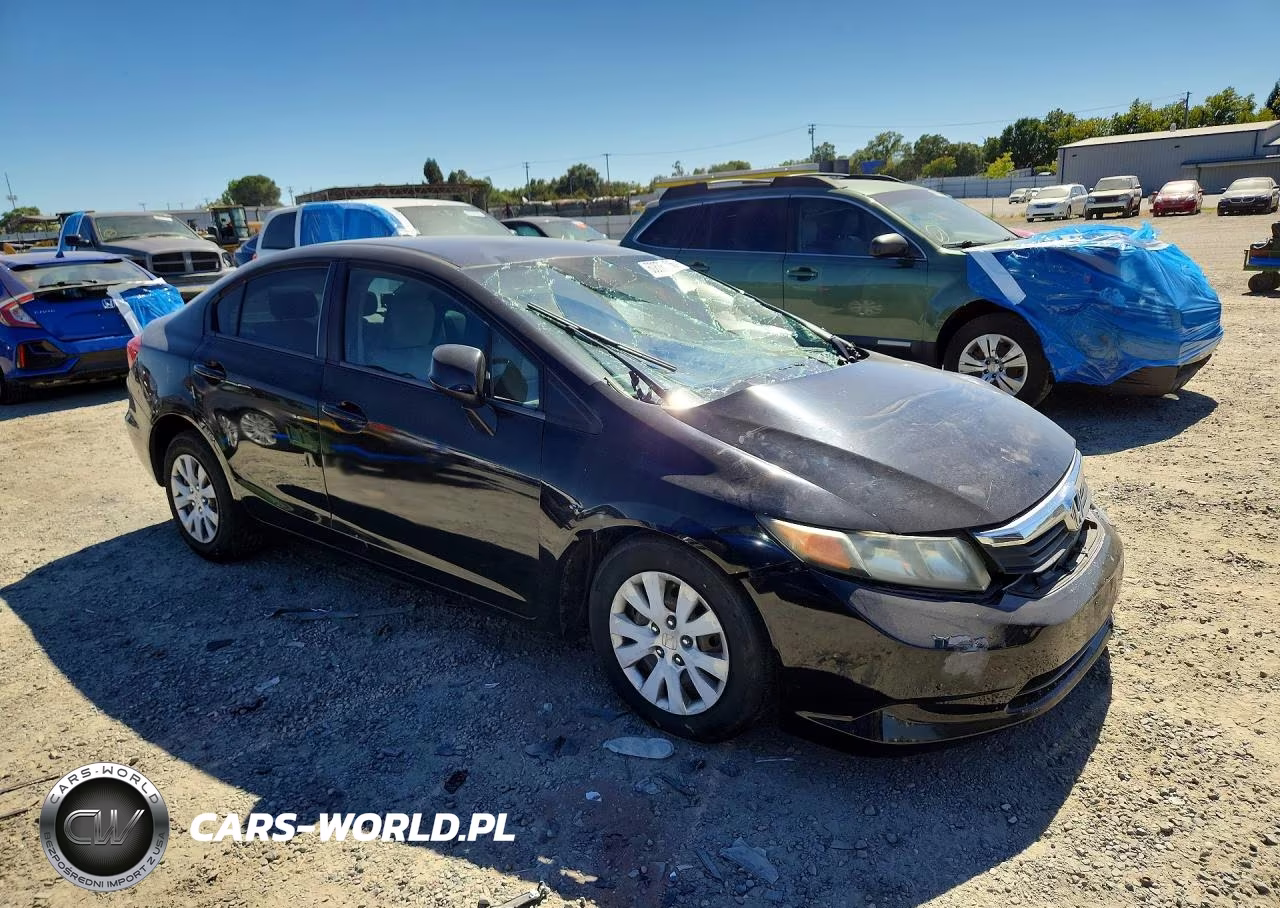 2012 Honda Civic Lx VIN:19XFB2F52CE343374 - 4