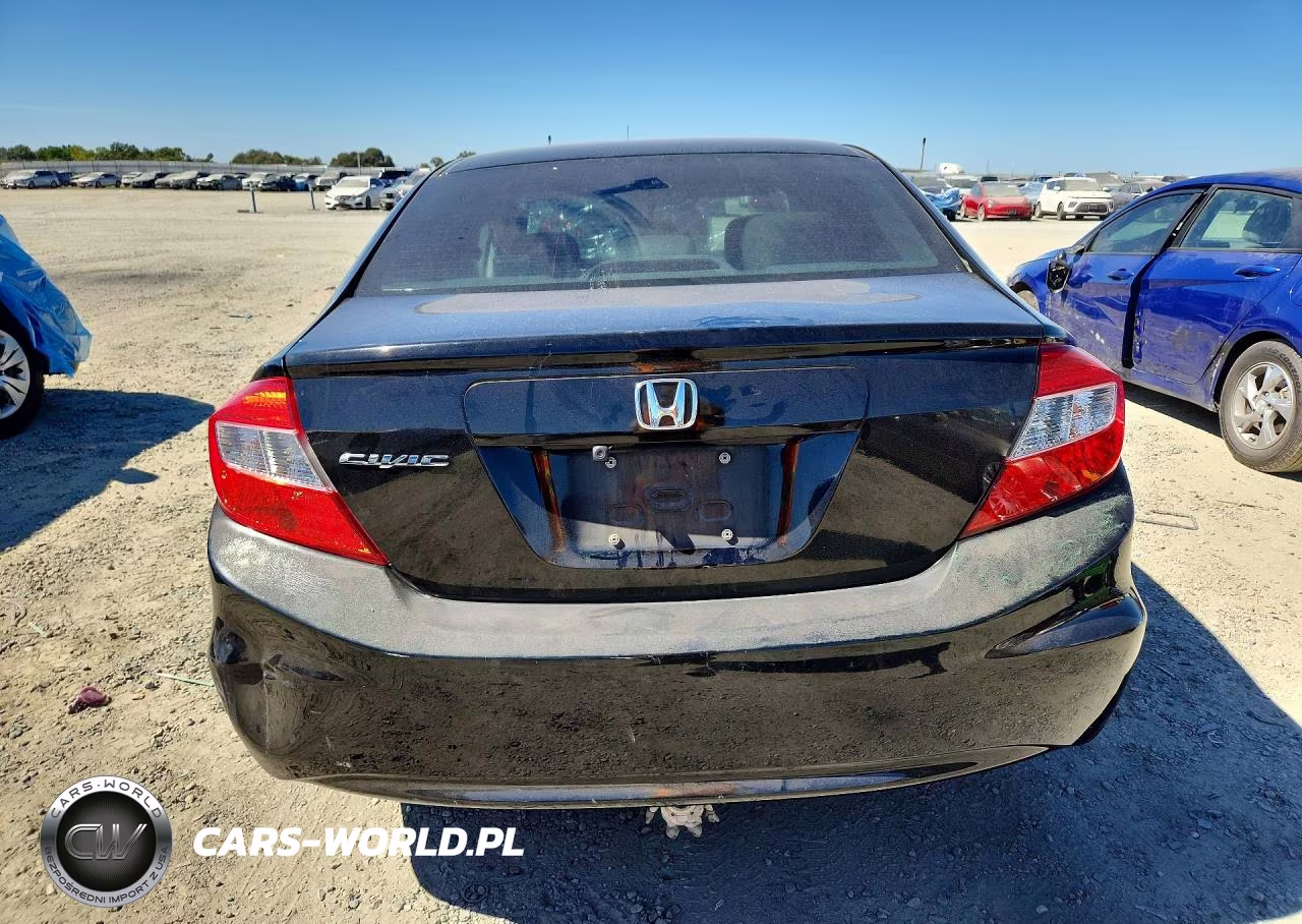 2012 Honda Civic Lx VIN:19XFB2F52CE343374 - 6