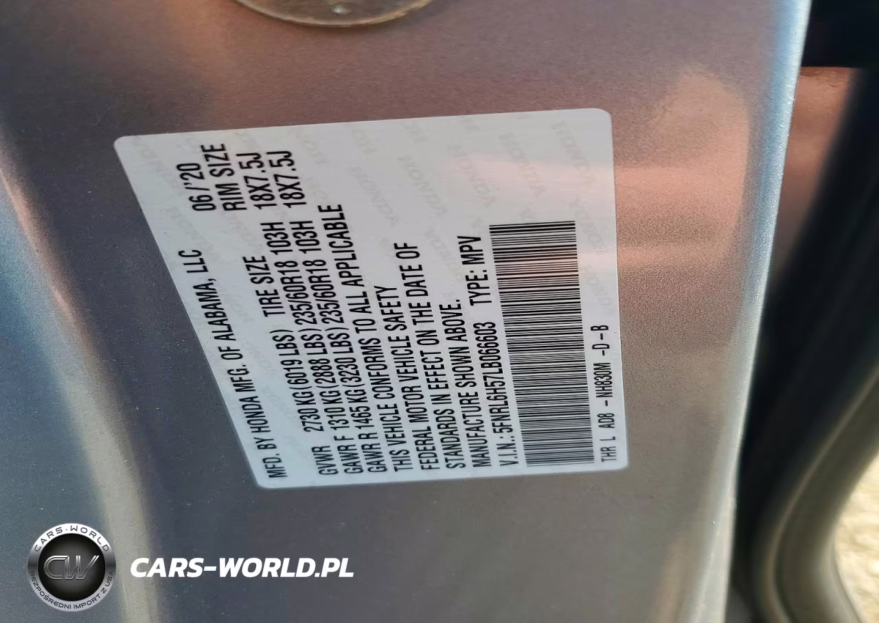 2020 Honda Odyssey Ex VIN:5FNRL6H57LB066603 - 13
