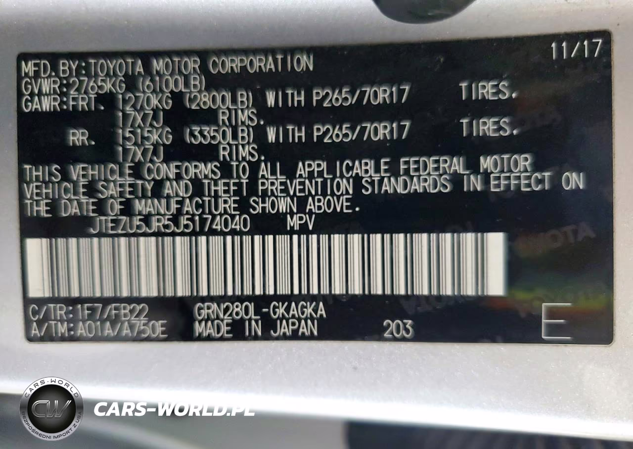 2018 Toyota 4Runner Sr5 VIN:JTEZU5JR5J5174040 - 13