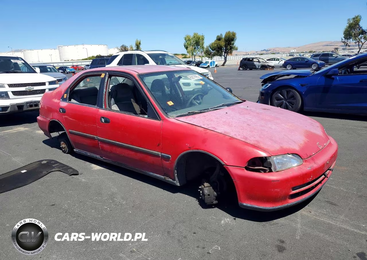 1993 Honda Civic Dx VIN:JHMEG8642PS040846 - 4