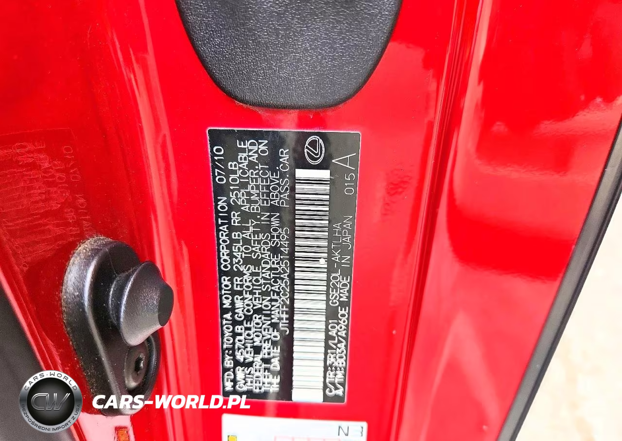 2010 Lexus Is 250 VIN:JTHFF2C25A2514495 - 12